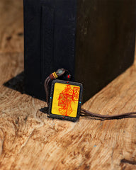 Celestial Radiance Ghau Pendant | Peace Talisman