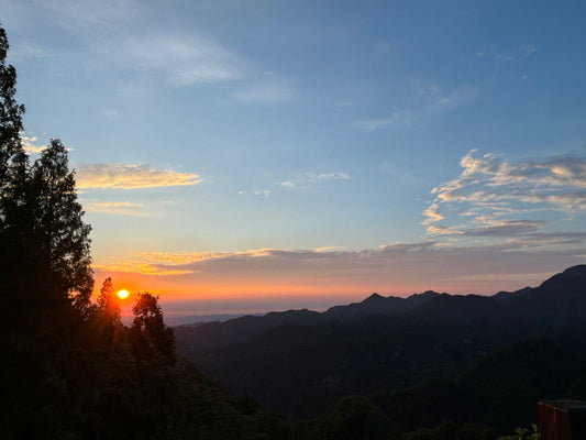 Morning Radiance at the Golden Summit of Mount Lao Tzu