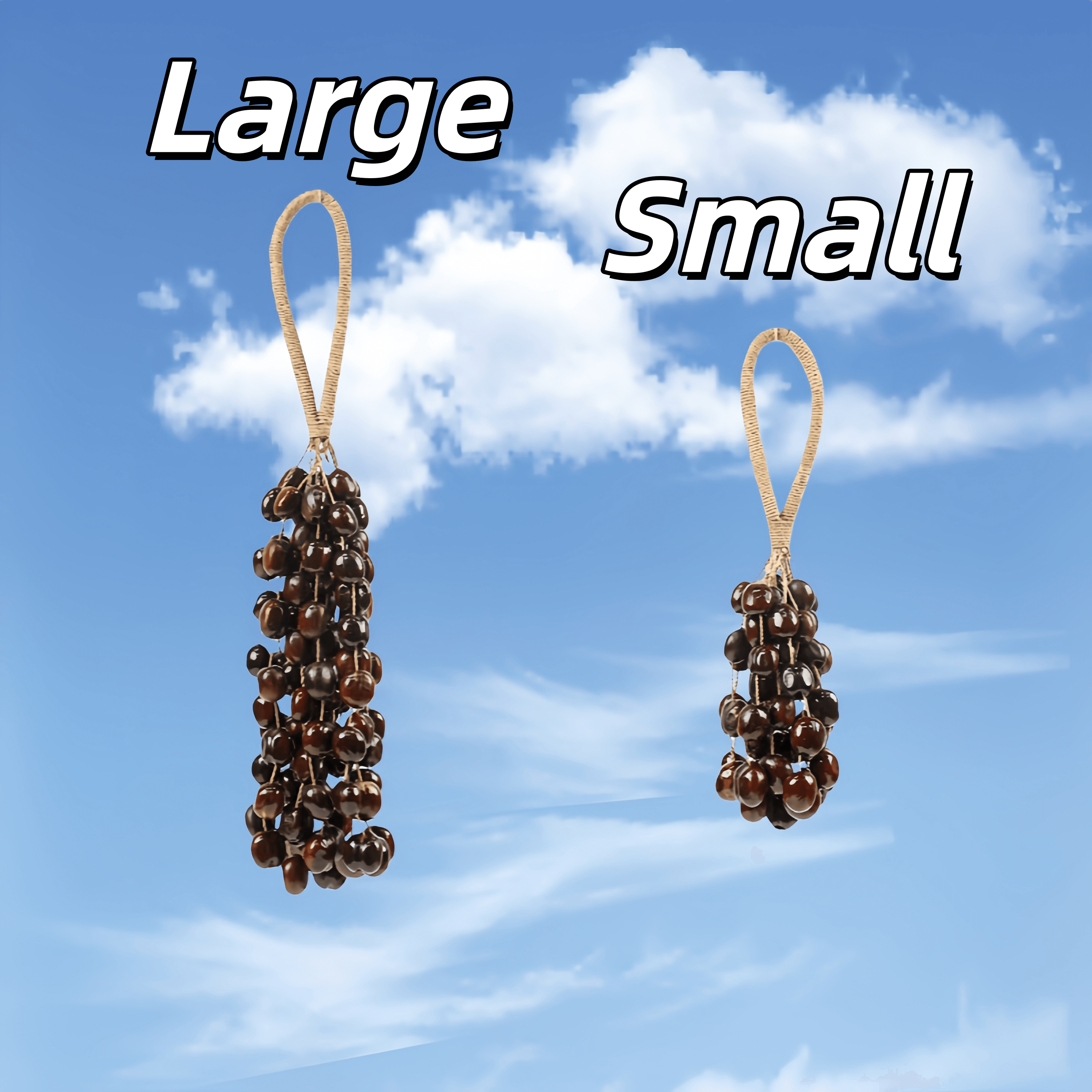 Seed Shaker | Handmade Pala Cardamom Seed Shell Hand Bell – Natural Rainforest Sound Decor