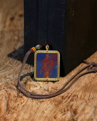 Celestial Shadow Ghau Pendant | Protection Talisman