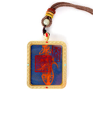 Celestial Shadow Ghau Pendant | Protection Talisman