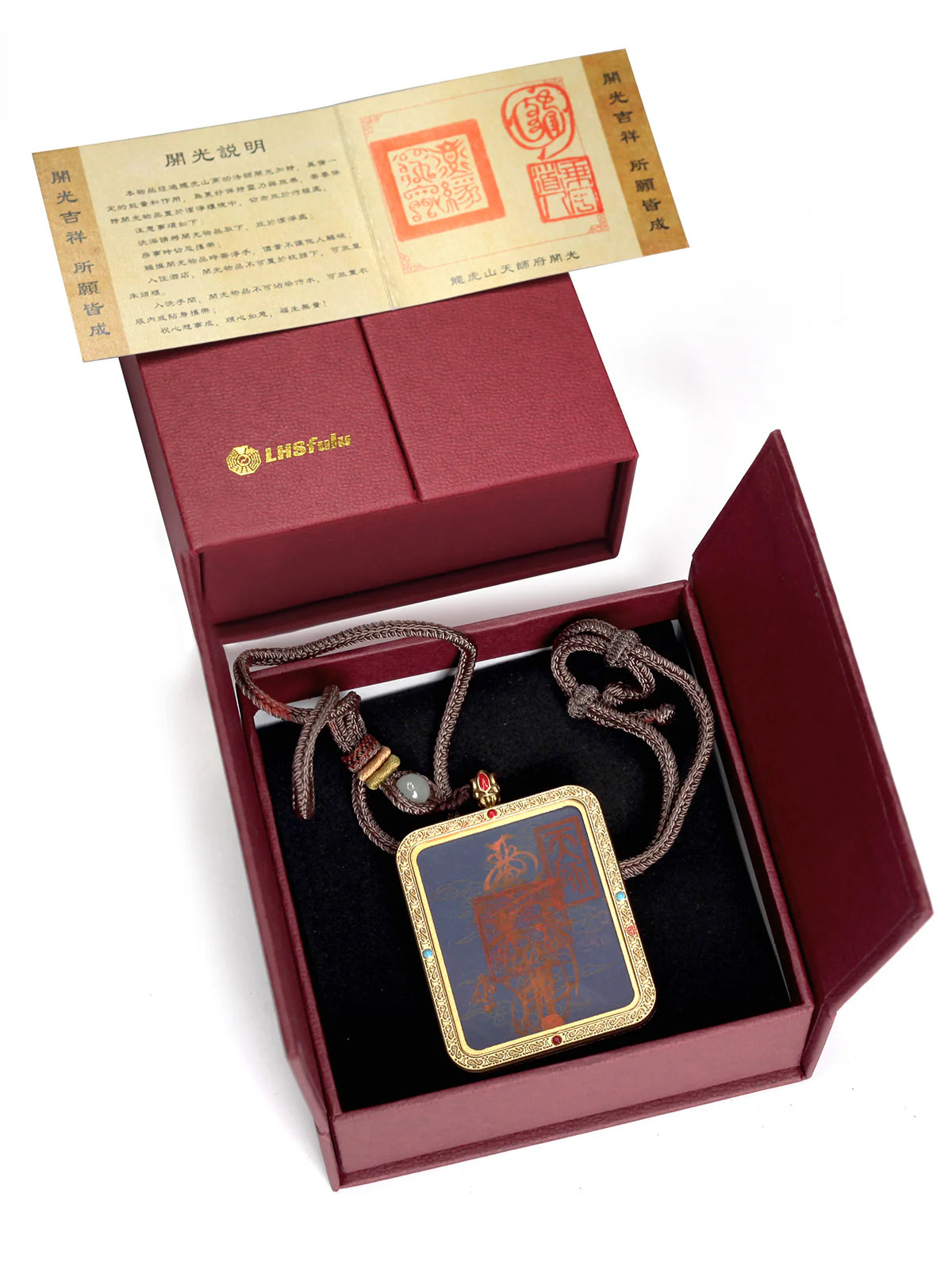 Celestial Shadow Ghau Pendant | Protection Talisman