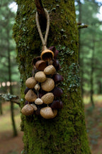 Seed Shaker | Handmade Entada, Pala Cardamom & Chacha Oleander Seed Shell Hand Bell– Natural Rainforest Sound