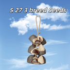 Seed Shaker | Handmade Entada, Pala Cardamom & Chacha Oleander Seed Shell Hand Bell– Natural Rainforest Sound