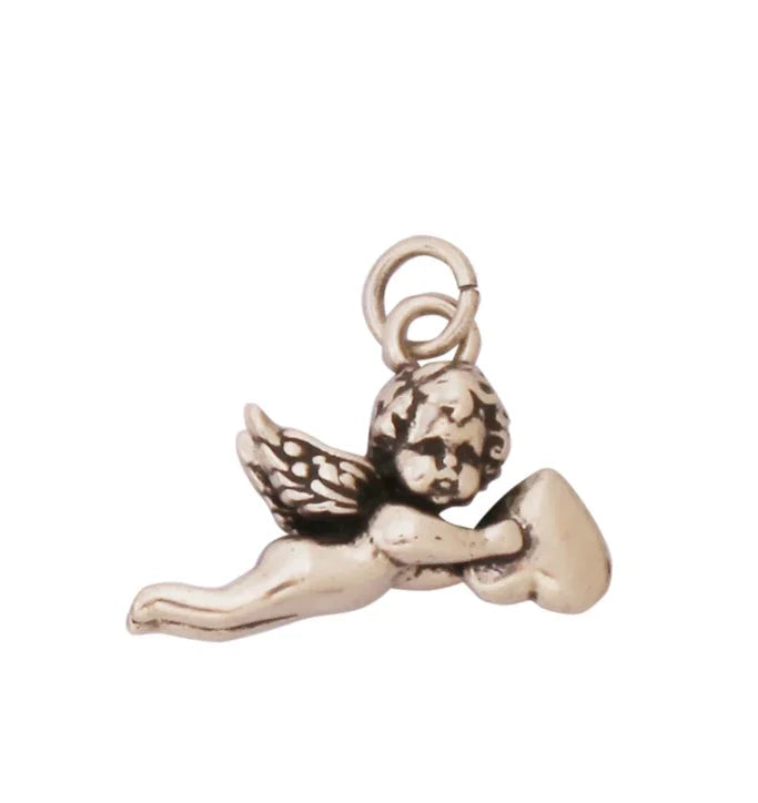 和平标志羽毛护身符女巫宗教魅力吊坠，妈妈爱心巫术锆石项链珠宝发现L61