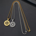 沃威维京北欧符文护身符吊坠维京男女饰品礼品