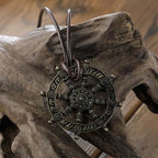 生命之轮轮回佛教护身符和护身符吊坠佛法项链宗教印度珠宝项链