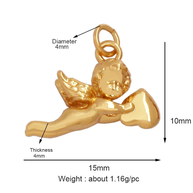 和平标志羽毛护身符女巫宗教魅力吊坠，妈妈爱心巫术锆石项链珠宝发现L61