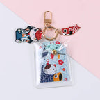 卡哇伊幸运包钥匙扣传统日本护身符Churinga Periapt Maneki Neko幸运猫护身符钥匙扣吊坠魅力