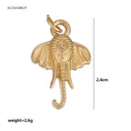 西部沙漠精神护身符 | 18K PVD镀金不锈钢饰品吊坠 | 防水耐用