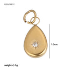 西部沙漠精神护身符 | 18K PVD镀金不锈钢饰品吊坠 | 防水耐用