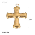 西部沙漠精神护身符 | 18K PVD镀金不锈钢饰品吊坠 | 防水耐用