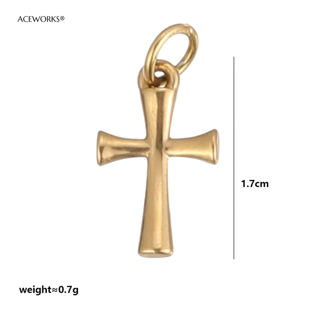 西部沙漠精神护身符 | 18K PVD镀金不锈钢饰品吊坠 | 防水耐用