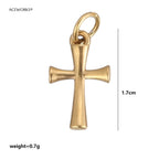 西部沙漠精神护身符 | 18K PVD镀金不锈钢饰品吊坠 | 防水耐用