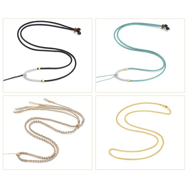 普陀山手绘太岁护身符唐卡吊坠，文殊菩萨护身符，不锈钢项链，挂盒