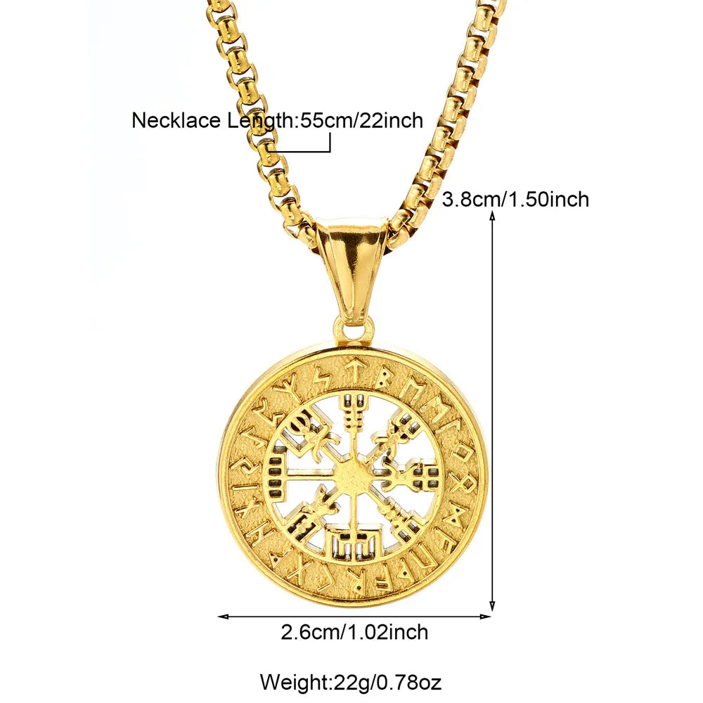 沃威维京北欧符文护身符吊坠维京男女饰品礼品