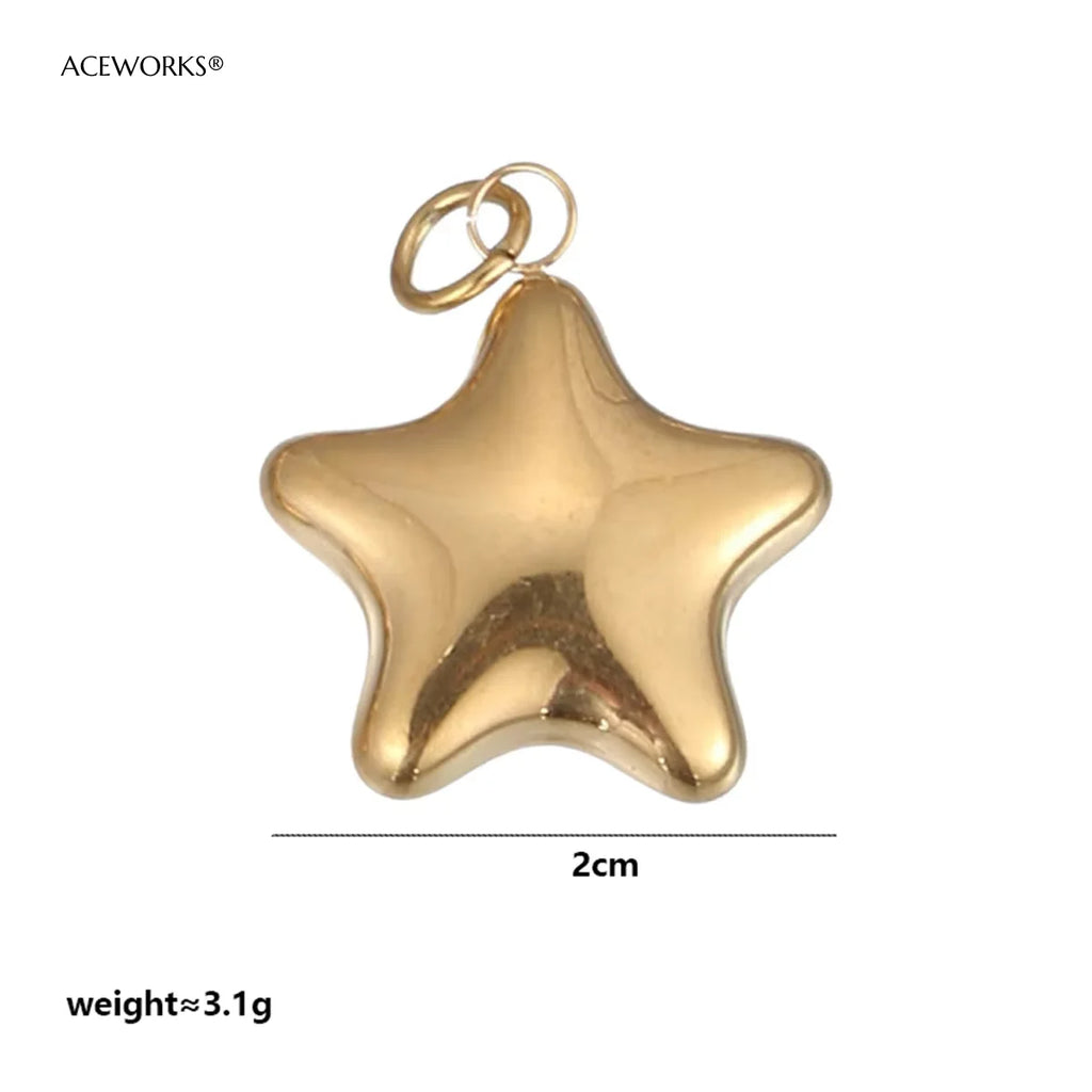 西部沙漠精神护身符 | 18K PVD镀金不锈钢饰品吊坠 | 防水耐用