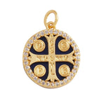 和平标志羽毛护身符女巫宗教魅力吊坠，妈妈爱心巫术锆石项链珠宝发现L61