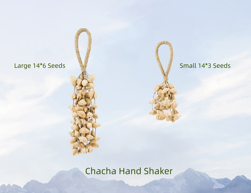 Seed Shaker | Handmade Chacha Oleander Seed Rope Hand Bell – Natural Rainforest Sound Decor